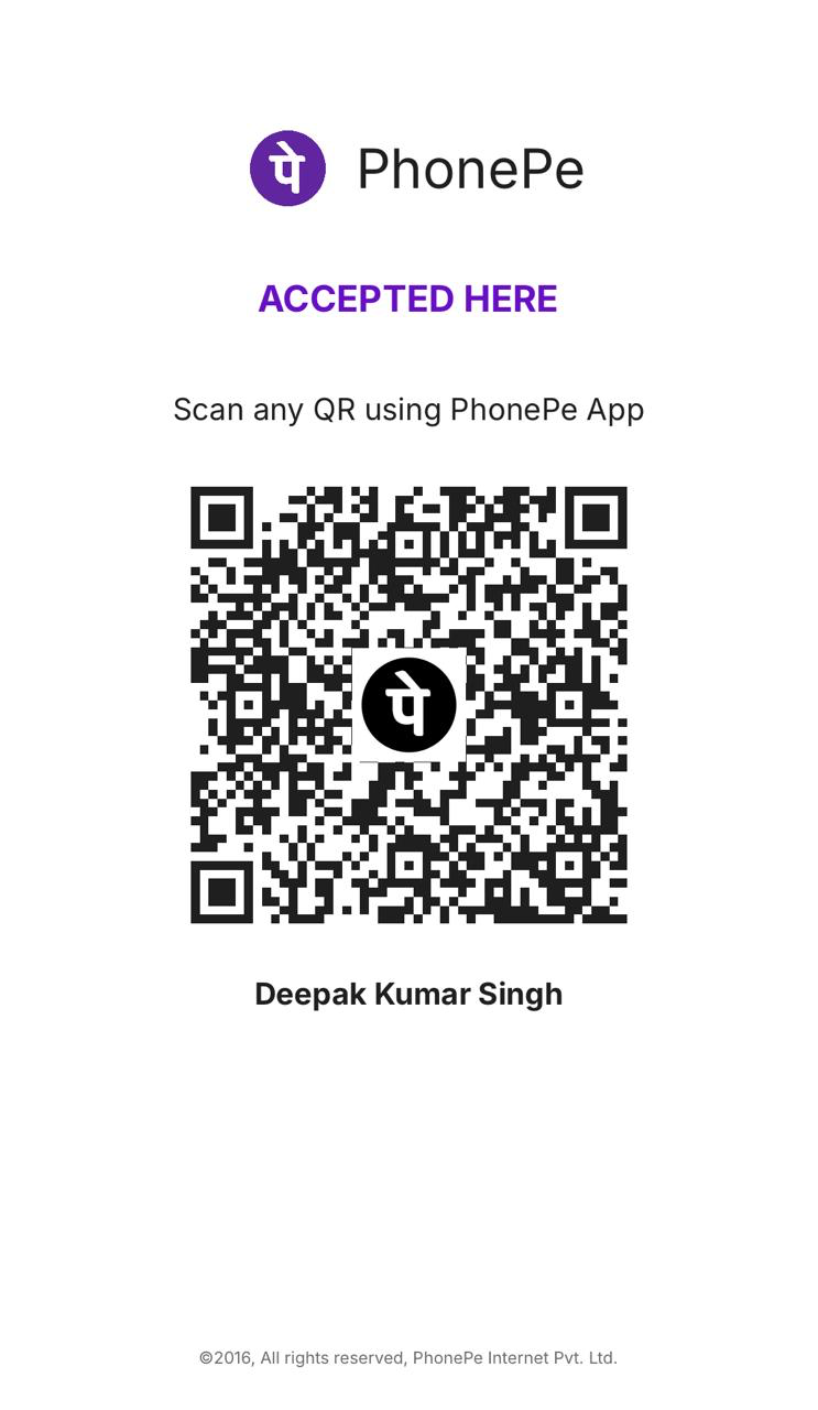 Deepak Kumar Singh PhonePe QR